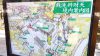 銭新井弁天案内図